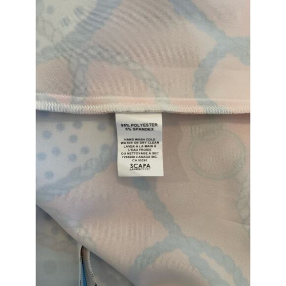 SCAPA Lauren Perre Multicolor V-Neck Sleeveless A Line Stretch Short Dress Sz S - Picture 4 of 6